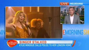 Kylie Minogue calls police to her London home