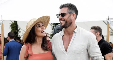 Expectant parents Snezana Markoski and Sam Wood reveal the gender of their baby
