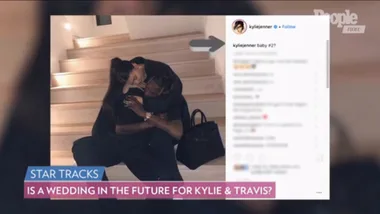 Kylie Jenner Supports Boyfriend Travis Scott Super Bowl Halftime Show- and Displays Flashy Ring