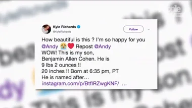 Andy Cohen Is a Dad! WWHL Host Welcomes Son Benjamin Allen