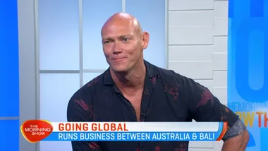 Michael Klim chats about family life on The Morning Show