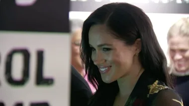 Watch the moment Meghan’s baby kicks