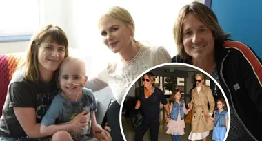 Nic and Keith made a surprise last minute visit to sick children
