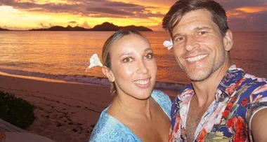 Osher Günsberg and his wife Audrey Griffin are expecting their first baby