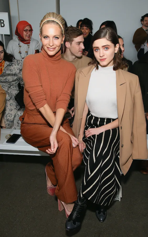 Poppy Delevingne and Natalia Dyer