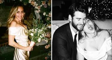 Miley Cyrus just posted six new wedding photos for her Valentine Liam Hemsworth