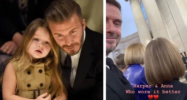 Harper Beckham just chopped off all her hair to copy Anna Wintour