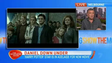 Daniel Radcliffe arrives in Australia for new movie