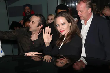 Angelina Jolie seen shopping in a chic outfit