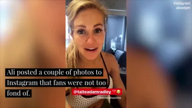 Ali Photoshopped her face