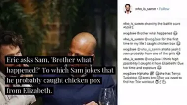 Sam’s gross comments on Insta