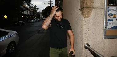 PICTURE EXCLUSIVE: Distressed MAFS star Sam Ball arrives at police station