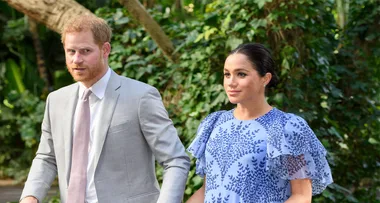 Meghan Markle wears stunning Carolina Herrera dress
