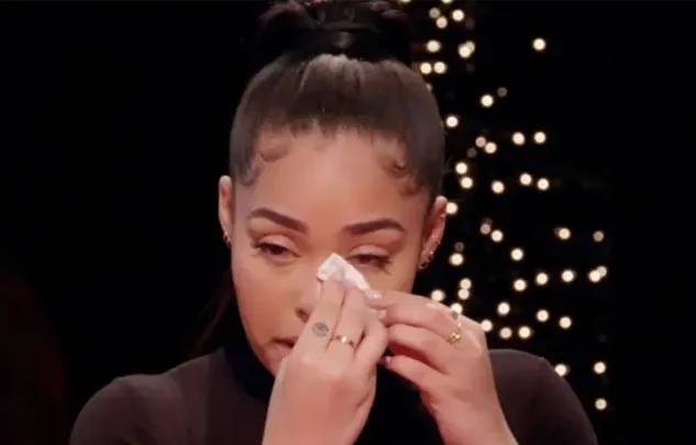 Jordyn Woods cries while talking to Jada Pinkett Smith