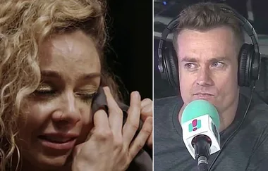 Grant Denyer reveals a MAFS bride tries to glass a co-star in the FACE during reunion episode