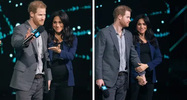 Harry and pregnant Meghan’s surprise appearance