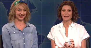 Gwyneth Paltrow goes brunette in SNL spoof