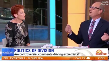 WATCH: Kochie’s LOSES IT with Pauline Hanson on live TV