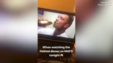 WATCH: MAFS ‘hot brother’ Rhyce Power accidentally shares MAJOR scene before going to air