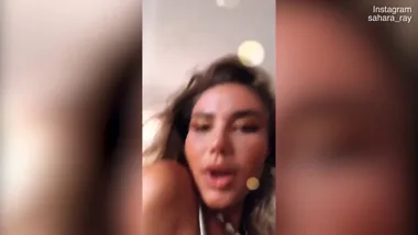 Justin Bieber’s ex Sahara Ray flashes her nipple on Instagram