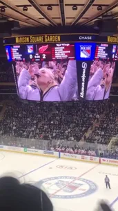 Sophie Turner necked a glass of wine in front of packed stadium