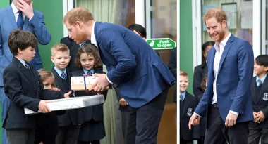 This is Prince Harry’s reaction after hilarious kid goes off at him
