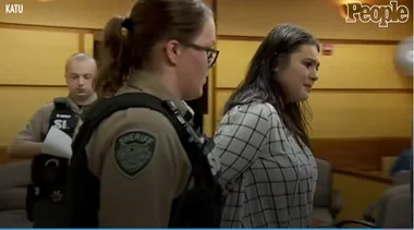 WATCH: Teen weeps as she’s imprisoned over viral bridge-push video