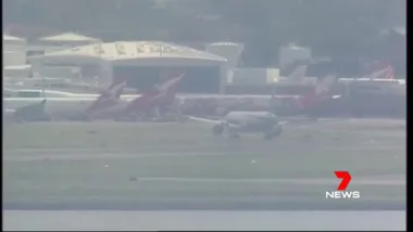 Fire at Sydney Airport