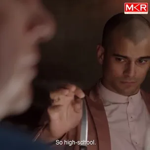 My Kitchen Rules: Victor spins knife