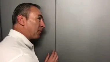 WATCH: Kochie’s frightening 30 minutes trapped in an elevator