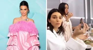 WATCH: Kendall Jenner tries Tim Tam slam