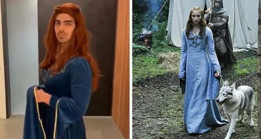 Joe Jonas goes full Sansa Stark ahead of Game of Thrones premiere