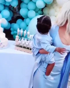 WATCH: Khloe and True both ignore Tristan Thompson at first birthday party