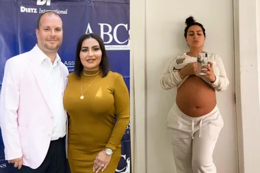 Shahs of Sunset’s Mercedes Javid has her first child with husband Tommy Feight