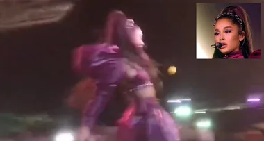 We know who pegged a lemon at Ariana Grande during her Coachella performance