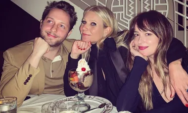 Gwyneth Paltrow gets cosy with Chris Martin’s girlfriend Dakota Johnson