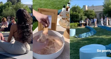 WATCH: Inside Kim Kardashian’s CBD-themed baby shower