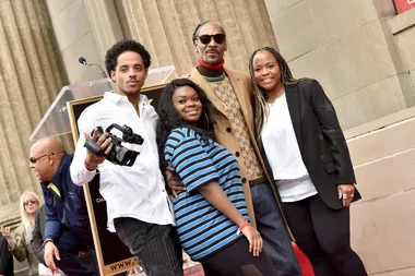 Snoop Dogg With Children In Family Portrait