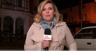 Sunrise’s Edwina Bartholomew gets rude shock live on air