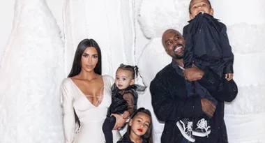 Kim Kardashian reveals what her new son looks like