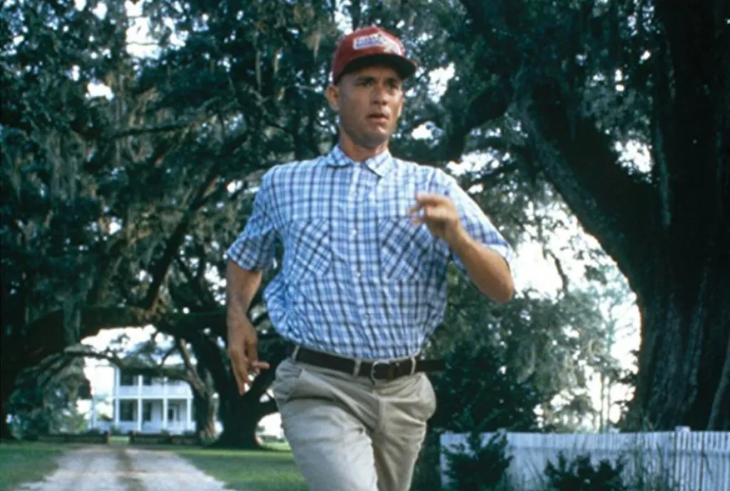 Still of the main character from Forest Gump