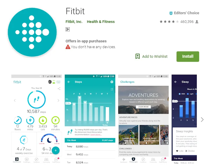 Android App Fitbit