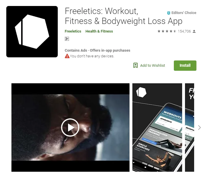 Freeletics Android App