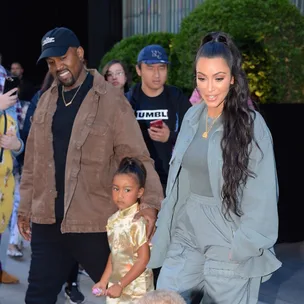 Kanye, Kim & North West Kardashian