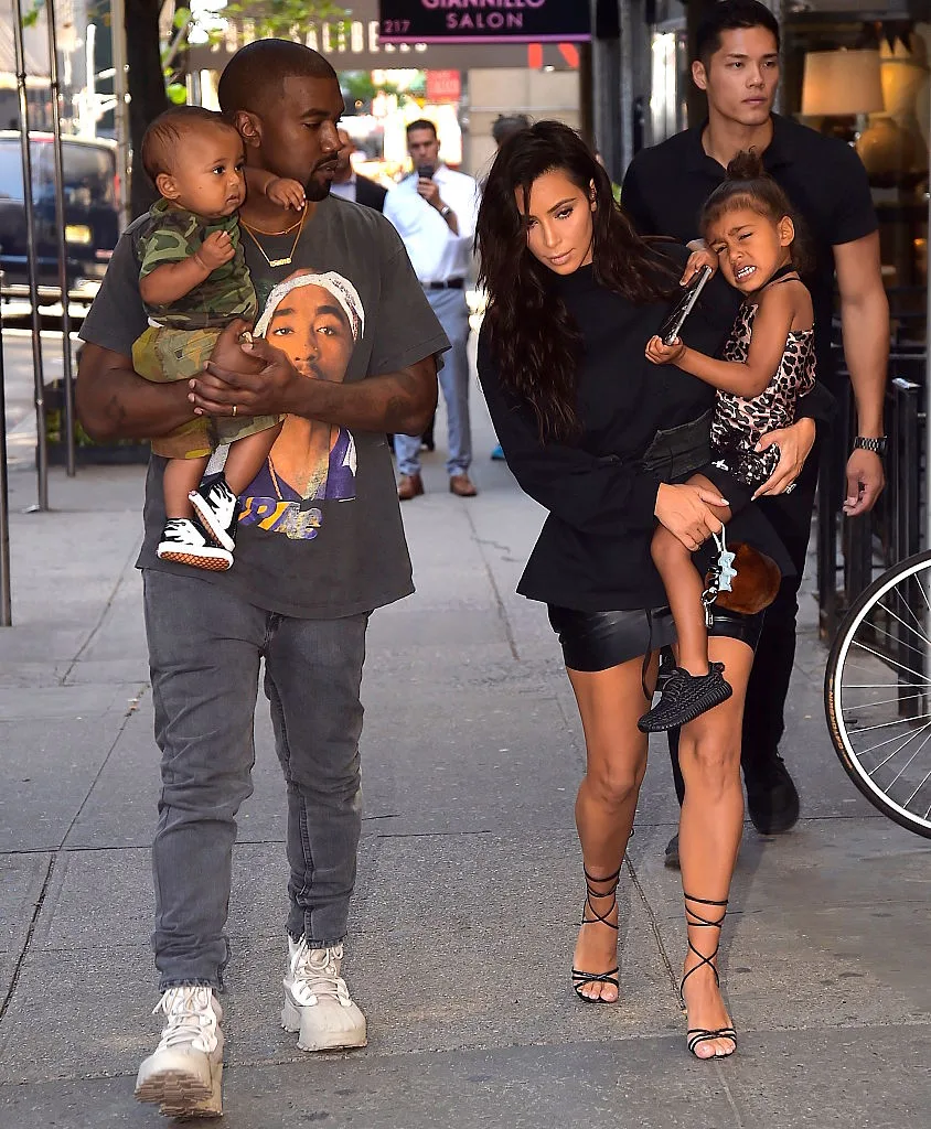 Kanye, Kim, North & Saint West