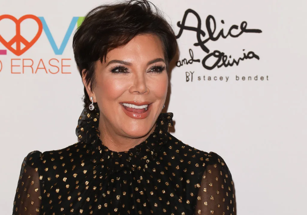 Kris Kardashian at an MS Donation Gala