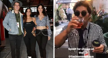 Former reality stars have very awkward moments at Australian Fashion Week