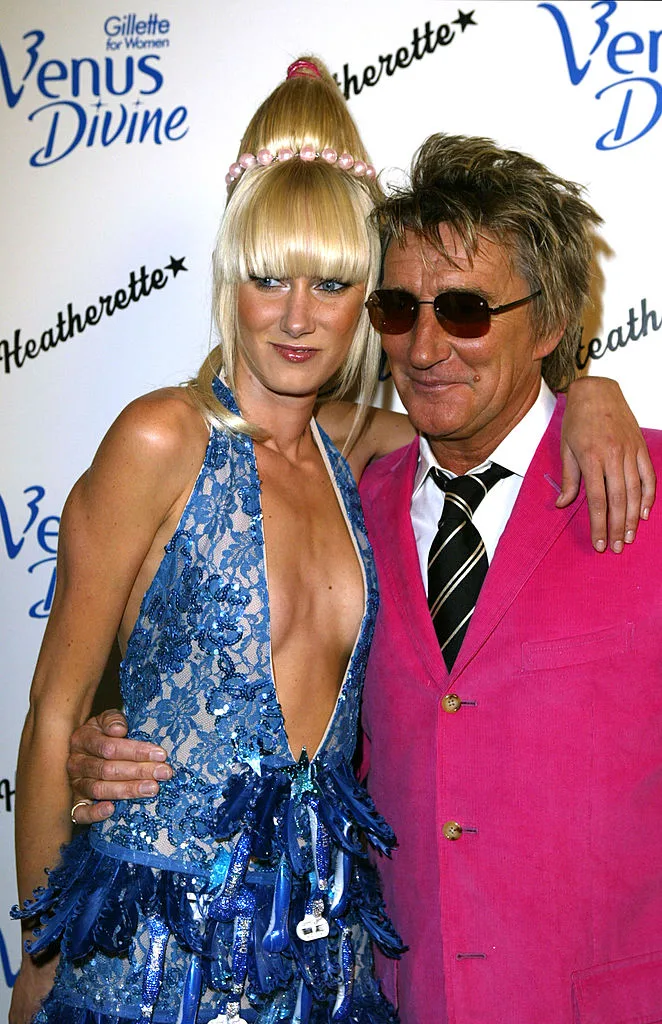 Kimberly Stewart with father, Rod Stewart