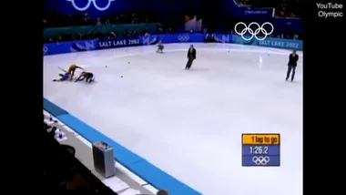 WATCH: Steven Bradbury wins the most unexpected gold medal in history