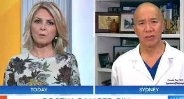 WATCH Georgie Gardener in heated row with Dr Charlie Teo